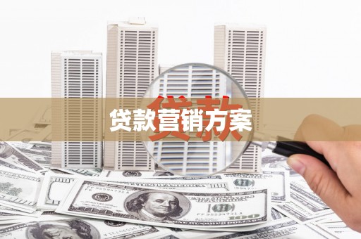 城中贷款营销方案