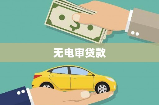 永平无电审贷款