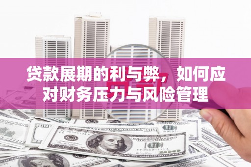 虞城贷款展期的利与弊，如何应对财务压力与风险管理