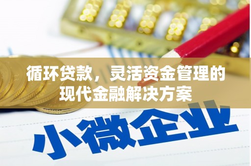 丹徒循环贷款，灵活资金管理的现代金融解决方案