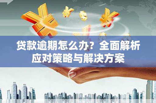 汉川贷款逾期怎么办？全面解析应对策略与解决方案