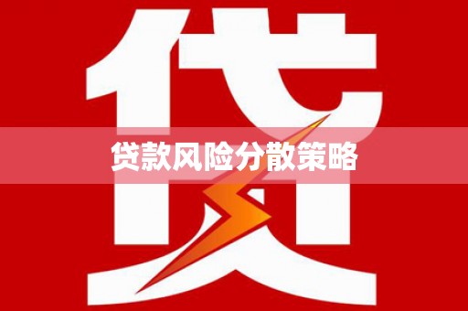 海东贷款风险分散策略
