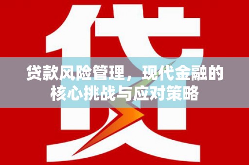乡城贷款风险管理，现代金融的核心挑战与应对策略