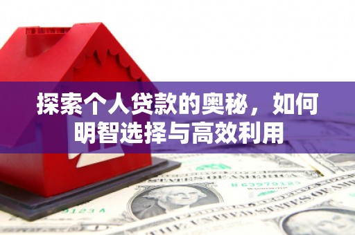 七美探索个人贷款的奥秘，如何明智选择与高效利用