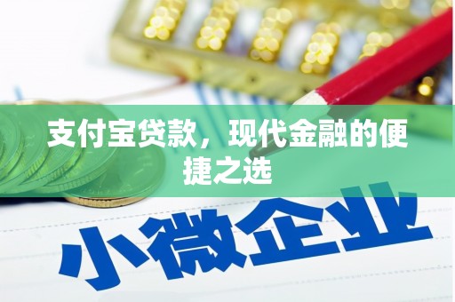 高密支付宝贷款，现代金融的便捷之选